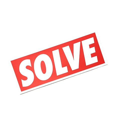 Solve Your Case Sticker Pack (Pack of 2)