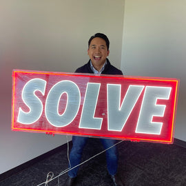 Limited Edition "SOLVE" LED Neon Sign